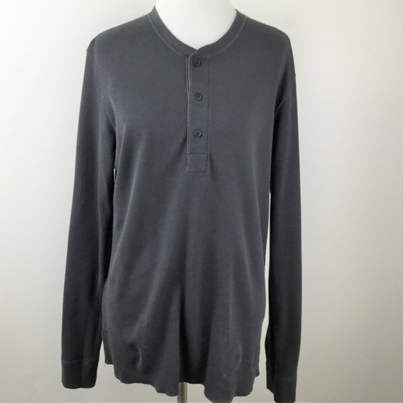 Billy Reid Charcoal Grey Jersey Shirt s - Picture 8 of 8